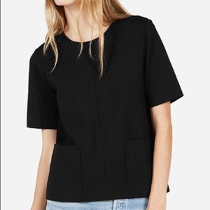 Everlane- Ponte Short Sleeve Top- medium